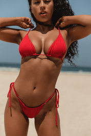 Lucia Bikini Top In Red